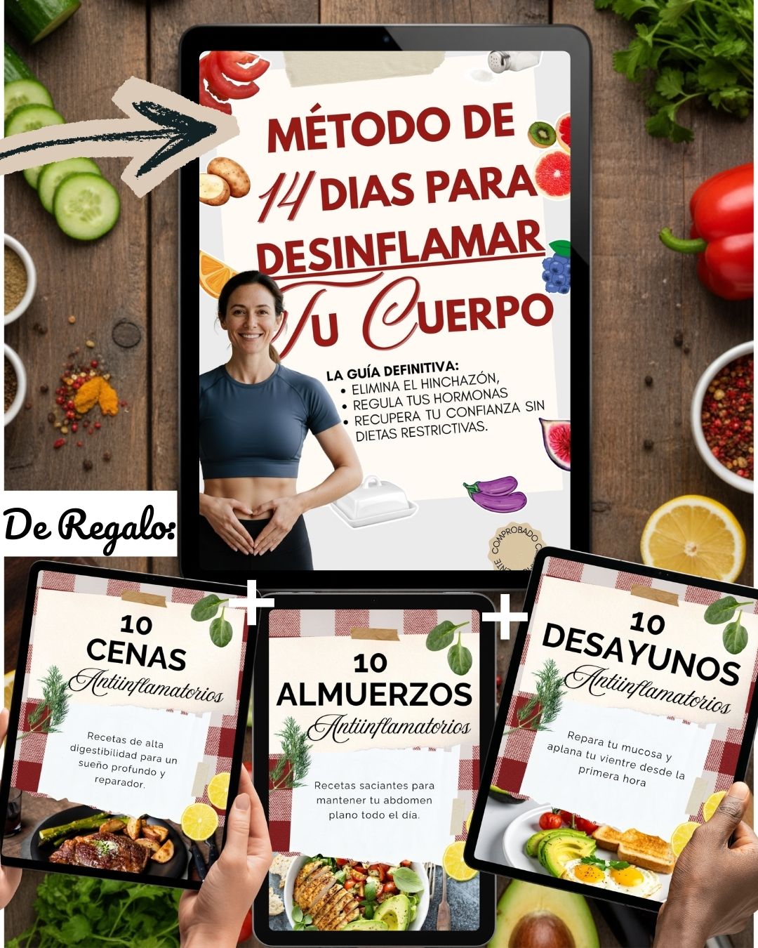 ADIOS HINCHAZÓN: El Método de 14 días para desinflamar tu cuerpo