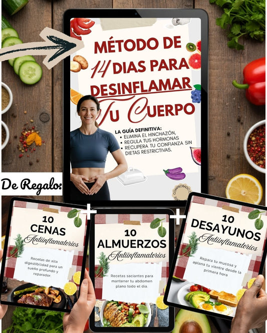 ADIOS HINCHAZÓN: El Método de 14 días para desinflamar tu cuerpo